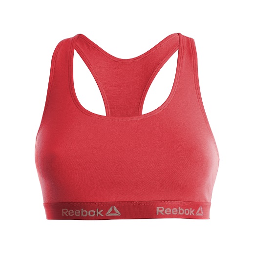 Dámska športová podprsenka, športový top REEBOK ružový, veľ. M